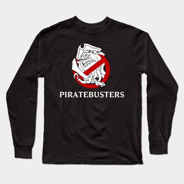 Piratebusters Long Sleeve T-Shirt by krls